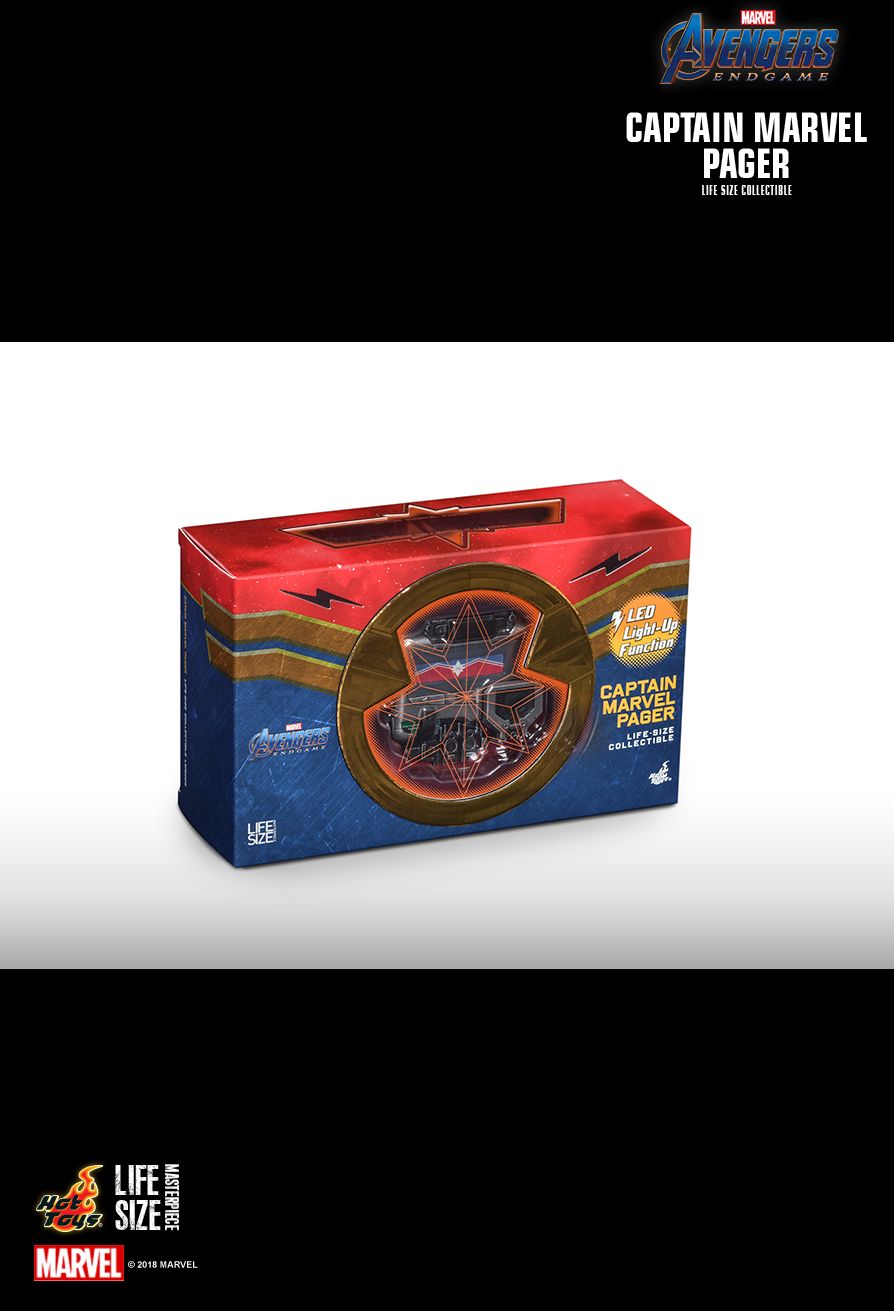 captain marvel pager hot toys