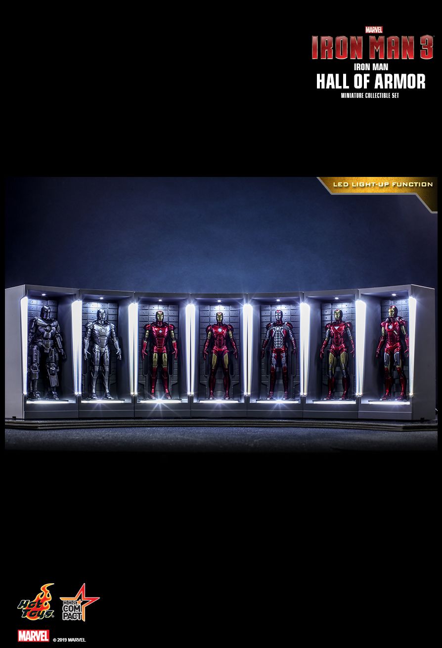 iron man hall of armor miniature collectible