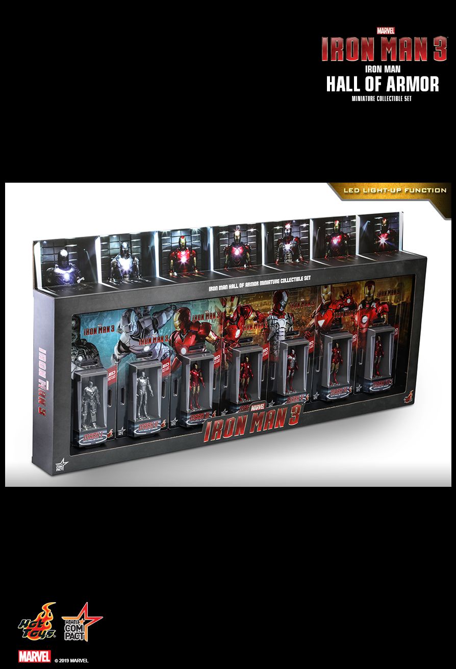 iron man hall of armor miniature collectible