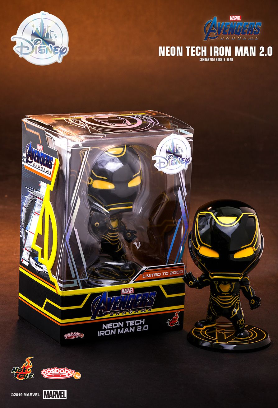 neon iron man hot toys