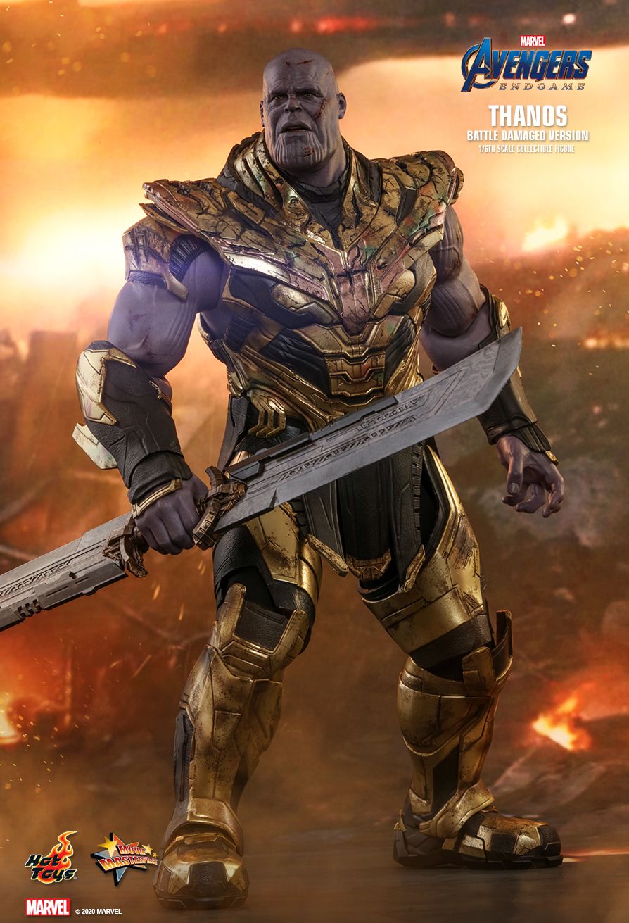 thanos battle damaged