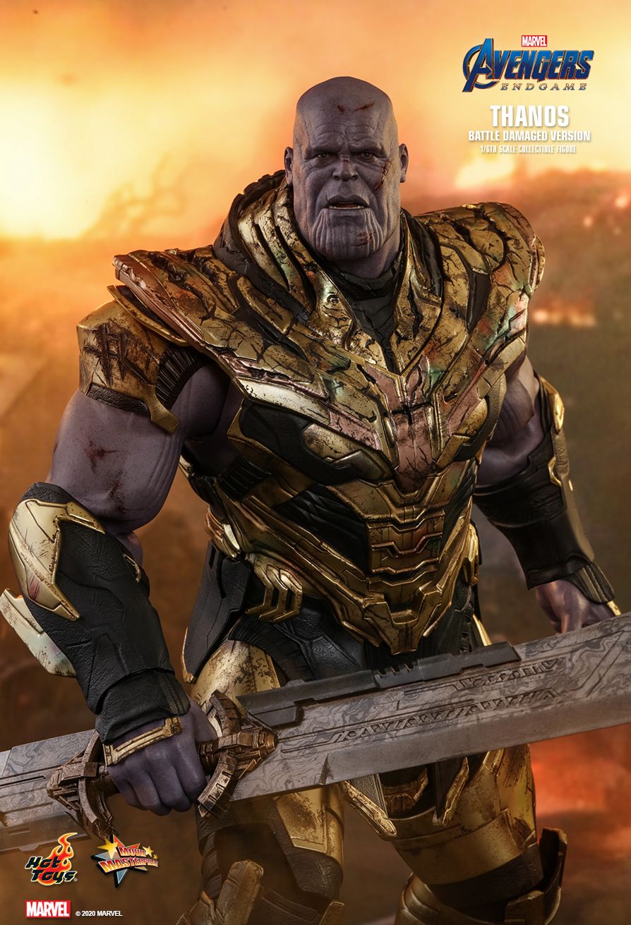Hot Toys 1/6 MMS564 Battle Damaged Version Avengers: Endgame Thanos 