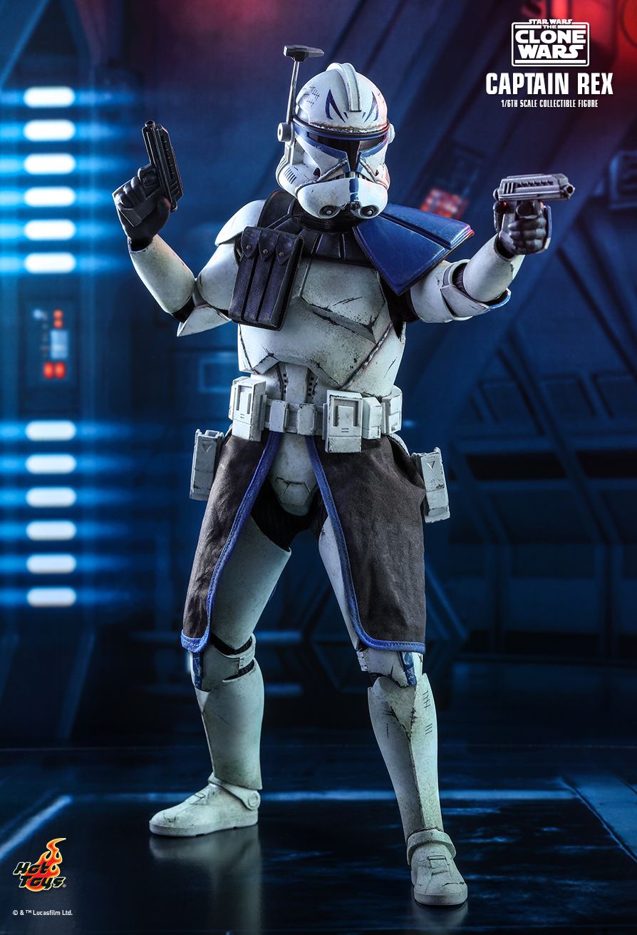 HOT TOYS STAR WARS THE CLONE WARS CAPTAIN REX TMS018 1//6 NEW