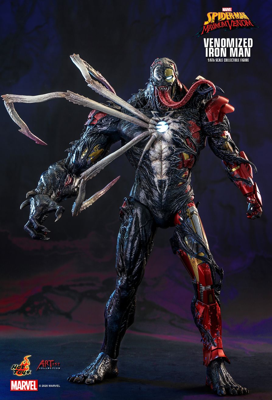 Hot Toys  Marvel's Spider Man Maximum Venom   Venomized Iron Man ...