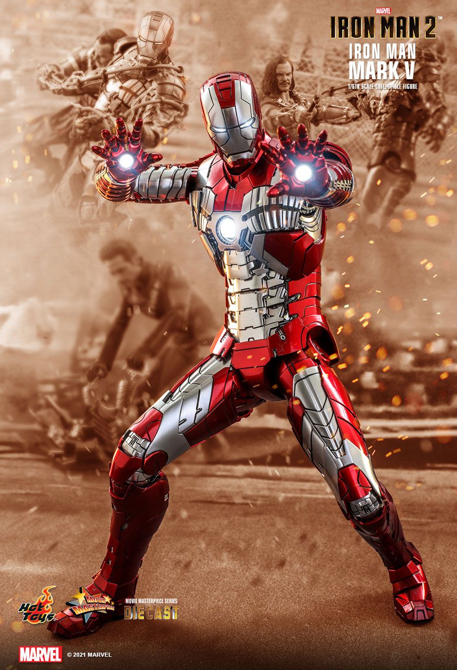 Hot Toys MMS461D21 Iron Man 2 Mark 4 IV Diecast 1/6 Tony Stark Downley Ready 