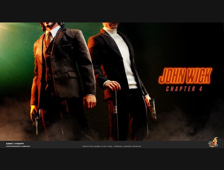 Hot Toys announced a Chapter 4 1/6 scale John Wick action figure.