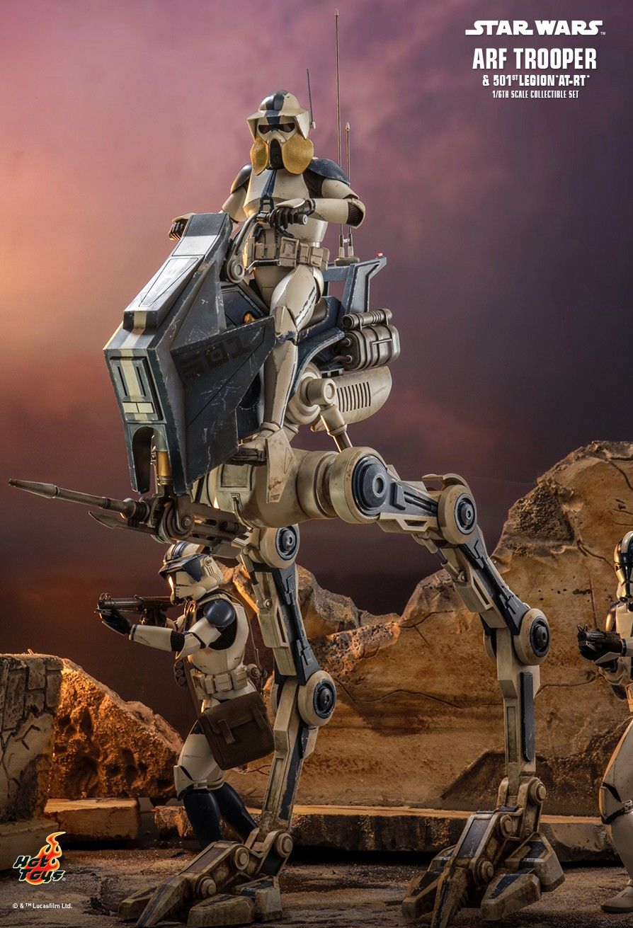 NEW PRODUCT: HOT TOYS 1/6 ARF Trooper & 501st Legion AT-RT PD1668486650Mzf