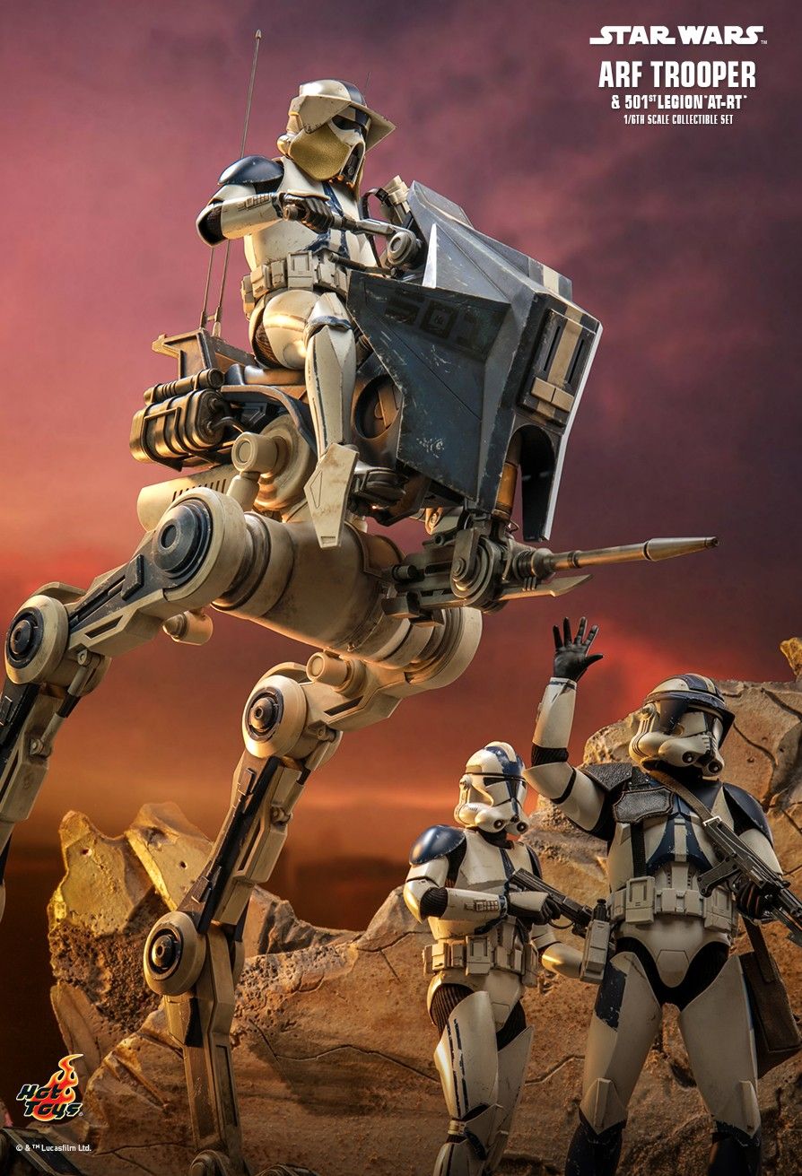 NEW PRODUCT: HOT TOYS 1/6 ARF Trooper & 501st Legion AT-RT PD1668486650SKO