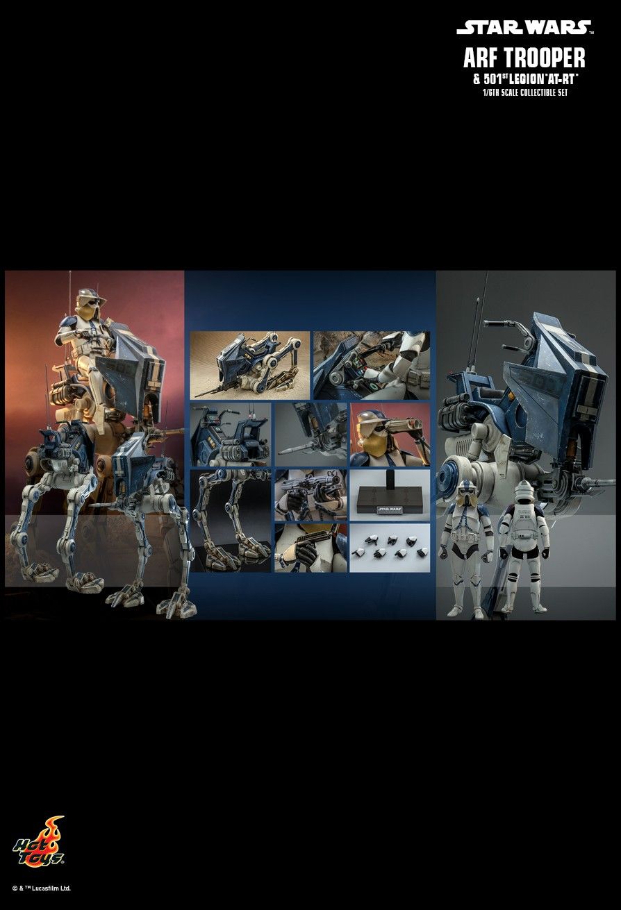 NEW PRODUCT: HOT TOYS 1/6 ARF Trooper & 501st Legion AT-RT PD16684866515Mb
