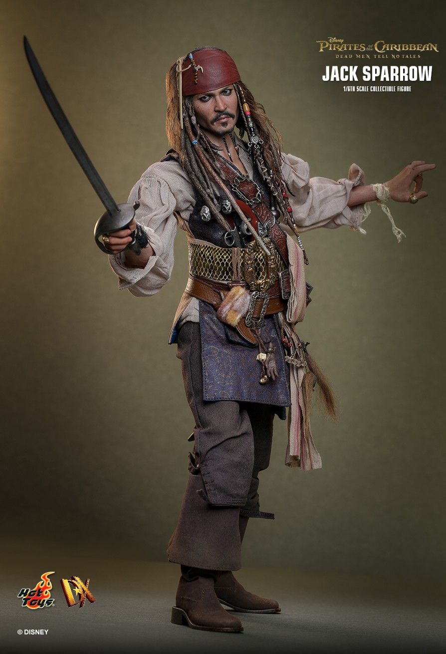 sparrow - NEW PRODUCT: Hot Toys Pirates of the Caribbean: Dead Men Tell No Tales Jack Sparrow 1/6th scale Collectible Figure (standard and deluxe) PD1711599838SK7