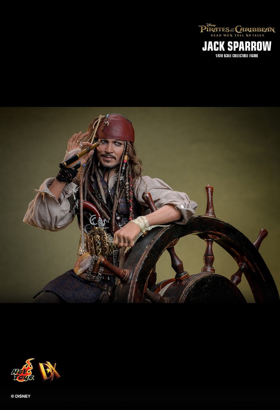 jack - NEW PRODUCT: Hot Toys Pirates of the Caribbean: Dead Men Tell No Tales Jack Sparrow 1/6th scale Collectible Figure (standard and deluxe) PD1711599839Ux0