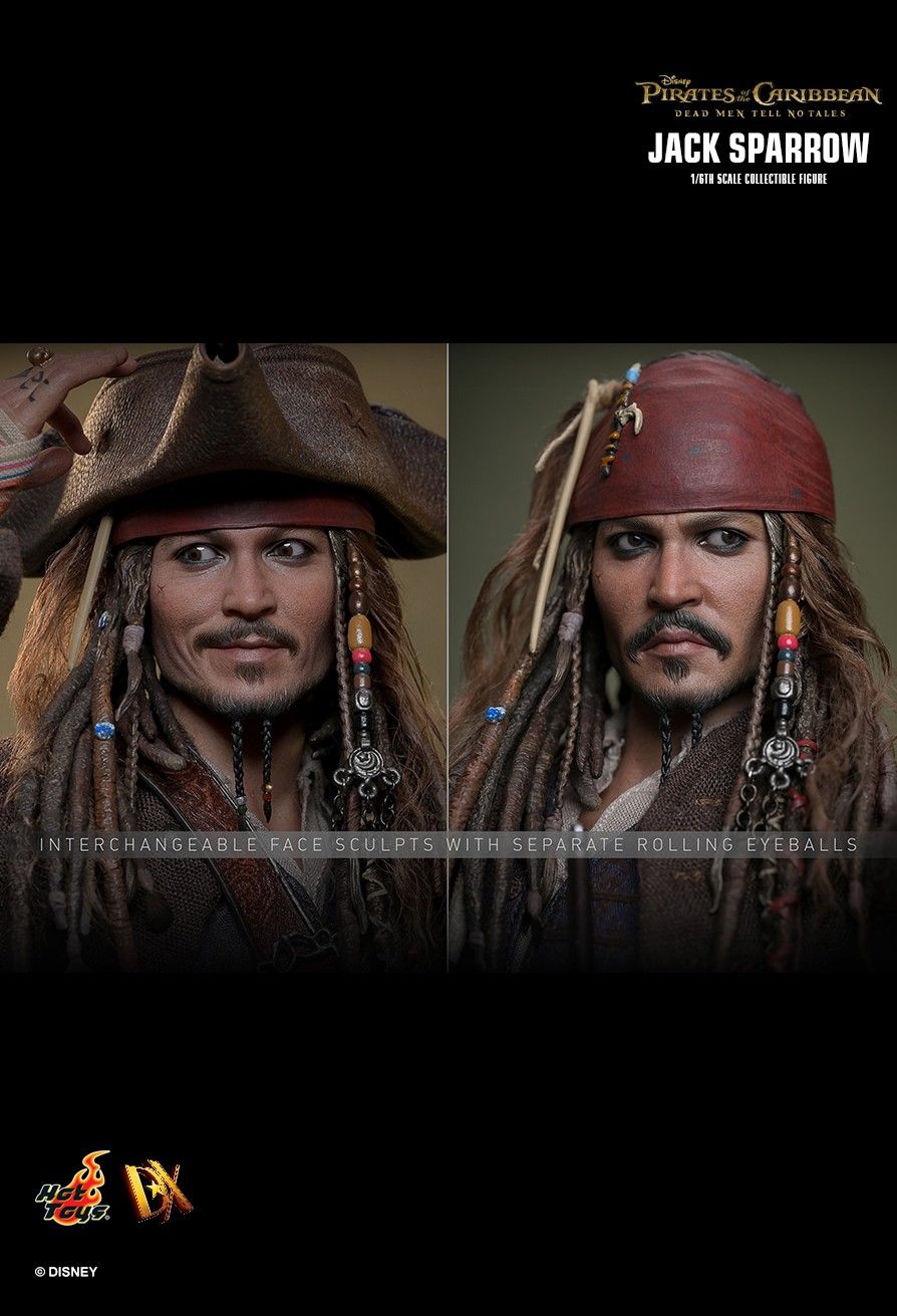 DeadMenTellNoTales - NEW PRODUCT: Hot Toys Pirates of the Caribbean: Dead Men Tell No Tales Jack Sparrow 1/6th scale Collectible Figure (standard and deluxe) PD1711599840tb9