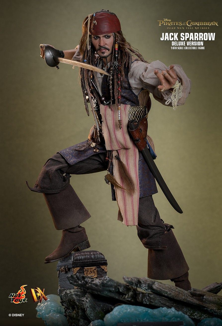 DeadMenTellNoTales - NEW PRODUCT: Hot Toys Pirates of the Caribbean: Dead Men Tell No Tales Jack Sparrow 1/6th scale Collectible Figure (standard and deluxe) PD171160015803d